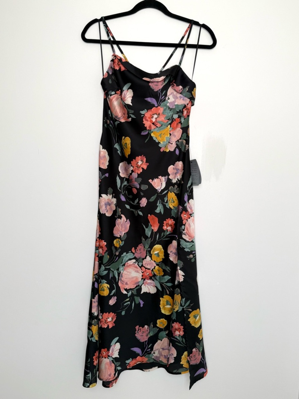 ASTR the Label Floral Satin Midi Slip Dress, NWT - Picture 7 of 15
